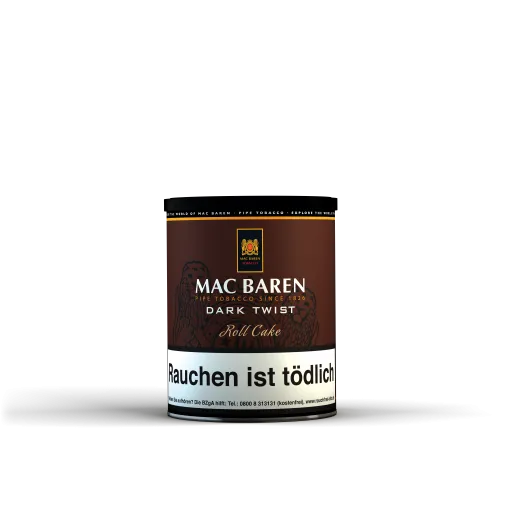 Mac Baren Dark Twist Roll Cake